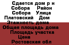 Сдается дом р-н Собора! › Район ­ Собора › Улица ­ Платовский › Дом ­ 12 › Этажность дома ­ 1 › Общая площадь дома ­ 50 › Площадь участка ­ 7 › Цена ­ 13 000 - Ростовская обл., Новочеркасск г. Недвижимость » Дома, коттеджи, дачи аренда   